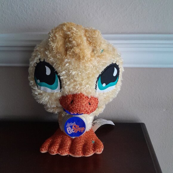 2007 Littlest Pet Shop Plush Duck NWC - Picture 1 of 3